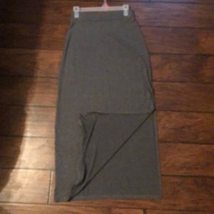 Old Navy maxi skirt with slit
